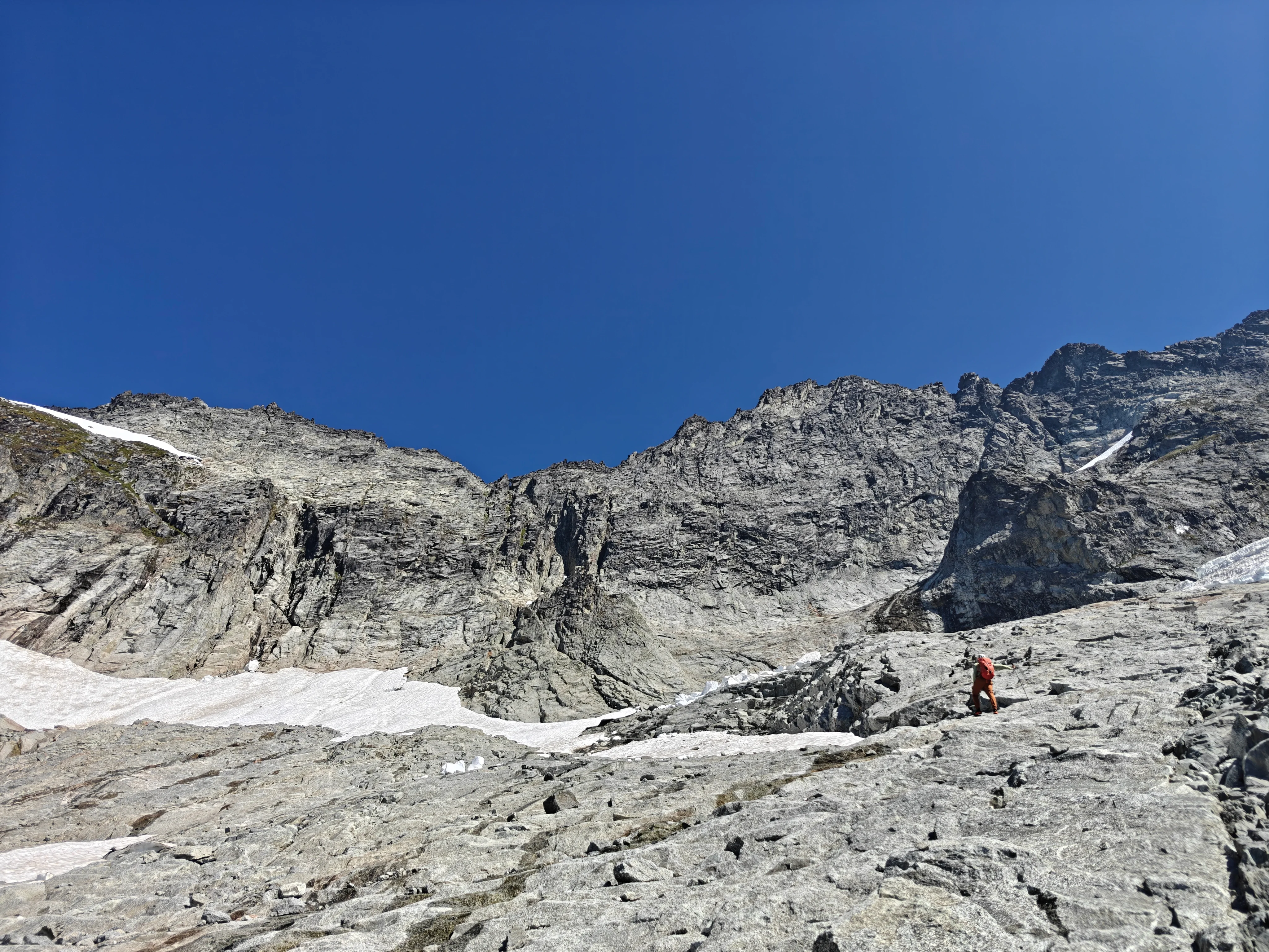 21 approaching the couloir