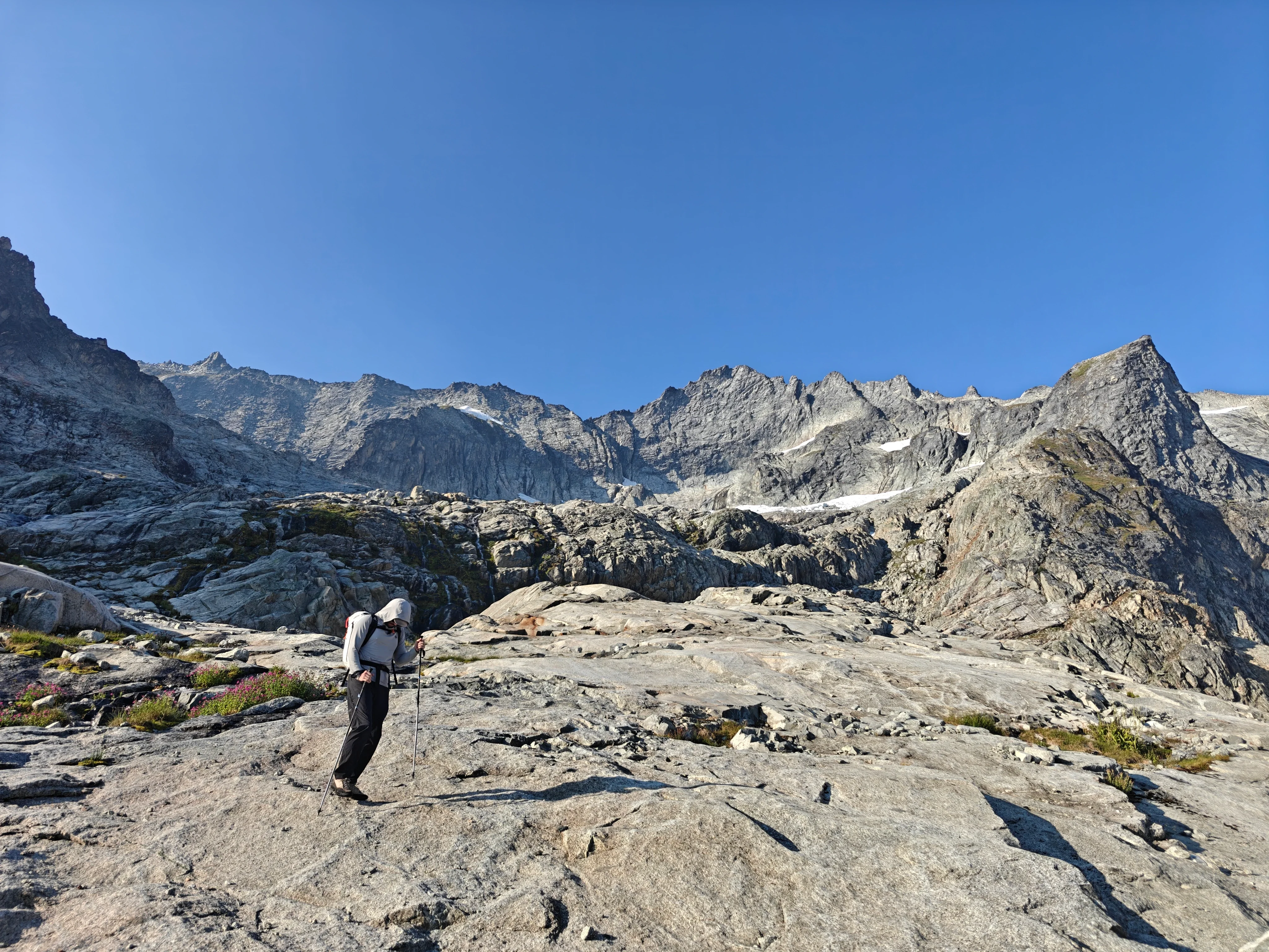 53 slab descent below the cirque