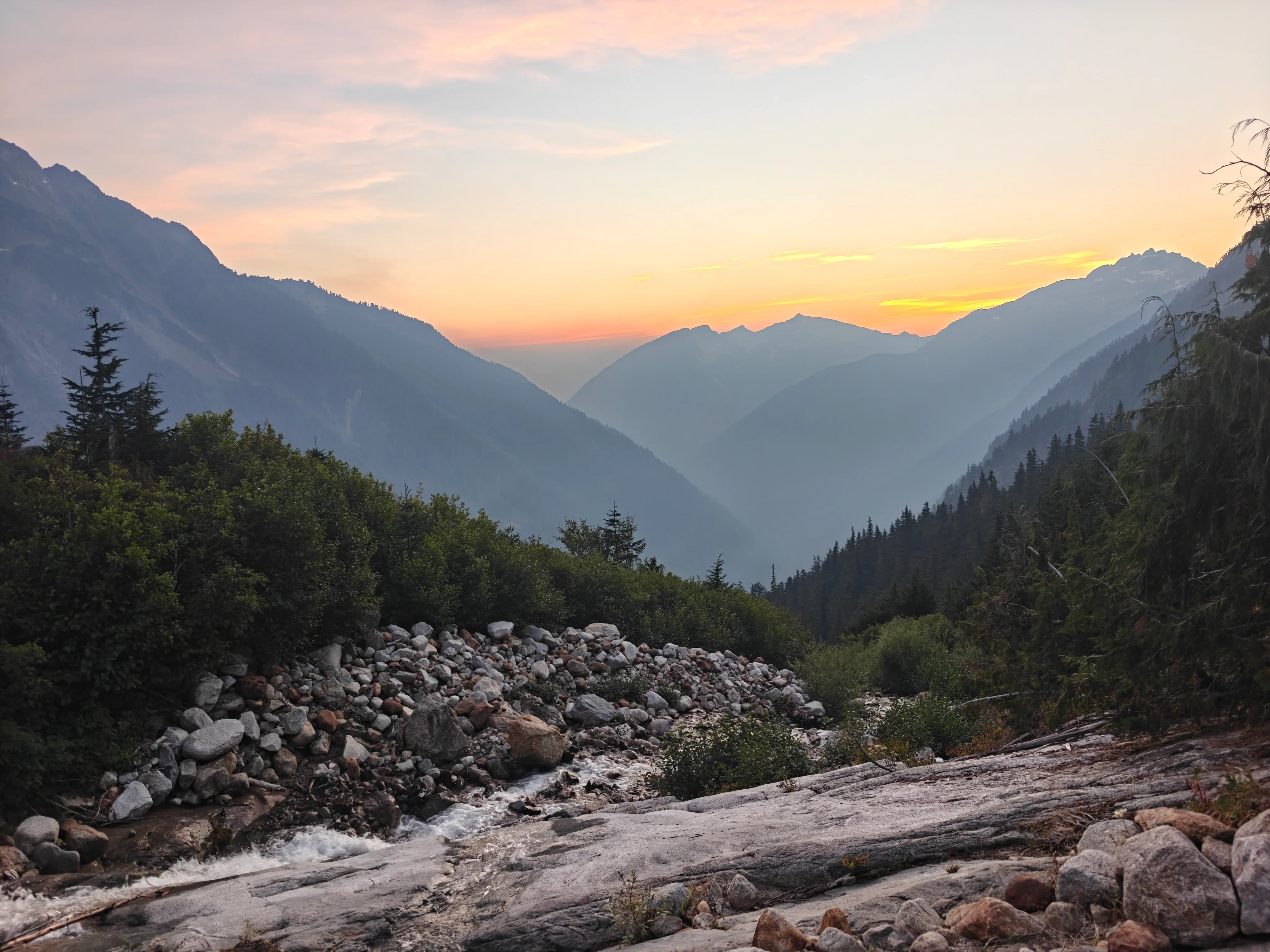 71 dusk over the valley